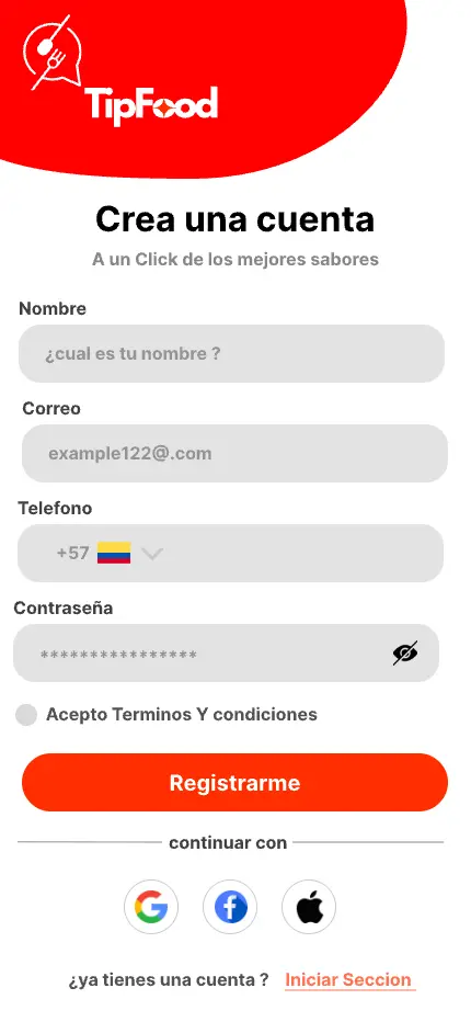 TipFood - Pantalla 4